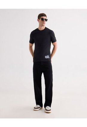 Camiseta Para Hombre Manga Corta Cuello Redondo Color Negro Marca Seven Seven #45092741