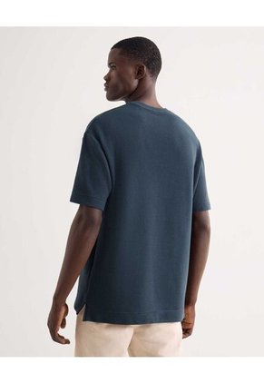 Camiseta Para Hombre Manga Corta Cuello Redondo Color Azul Marca Seven Seven #45092754