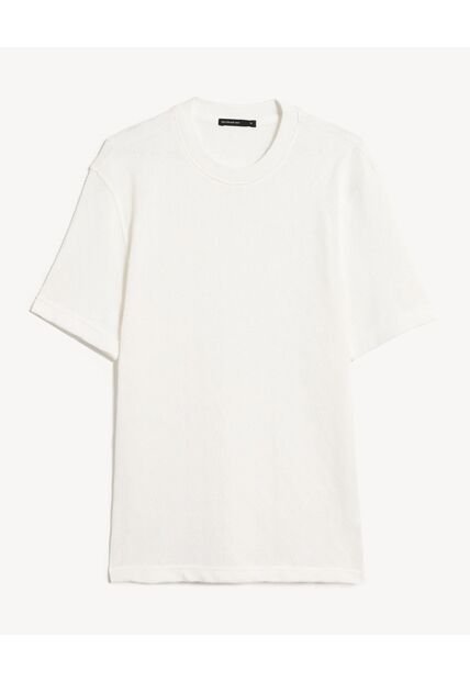 Camiseta Para Hombre Manga Corta Cuello Redondo Color Blanco Marca Seven Seven #45092786