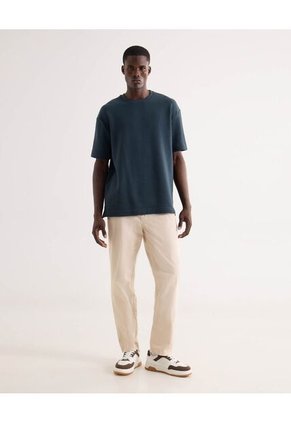 Camiseta Para Hombre Manga Corta Cuello Redondo Color Azul Marca Seven Seven #45092754