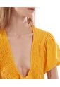 Blusa Para Mujer Manga Corta Color Amarillo  Marca Seven Seven #28123791 de Seven Seven