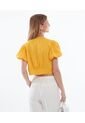 Blusa Para Mujer Manga Corta Color Amarillo  Marca Seven Seven #28123791 de Seven Seven