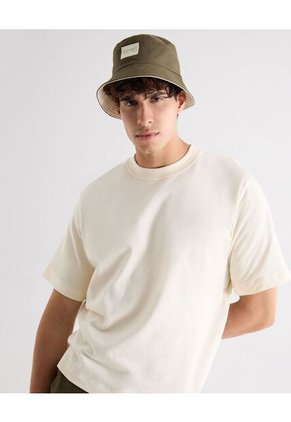 Camiseta Para Hombre Manga Corta Cuello Redondo Color Crudo Marca Seven Seven #45092780