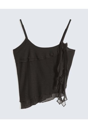 Camiseta Para Mujer Manga Sisa Moda Color Negro Marca Seven Seven #28096228