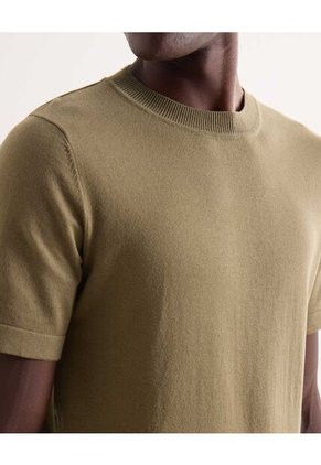 Camiseta Para Hombre Manga Corta Cuello Redondo Color Verde Marca Seven Seven #45092773