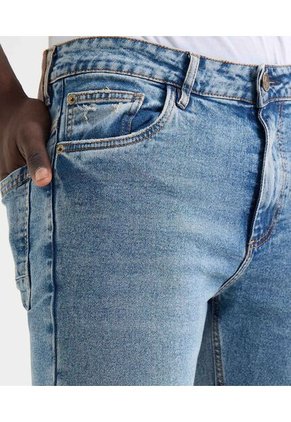 Jean Para Hombre Slim Color Azul Medio Marca Seven Seven #45160602