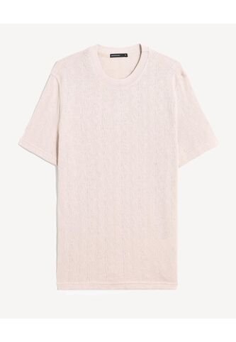 Camiseta Para Hombre Manga Corta Cuello Redondo Color Rosado Marca Seven Seven #45092785 Seven Seven