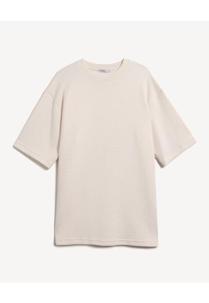 Camiseta Para Hombre Manga Corta Cuello Redondo Color Marfil Marca Seven Seven #45092792