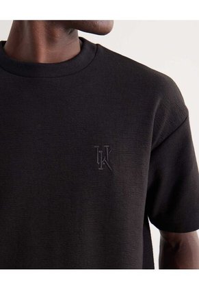 Camiseta Para Hombre Manga Corta Cuello Redondo Color Negro Marca Seven Seven #45092787