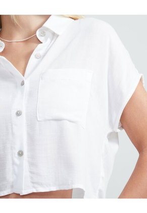 Blusa Para Mujer Manga Corta Color Blanco Marca Seven Seven #28123879