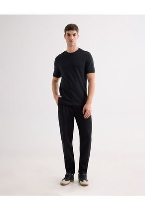 Camiseta Para Hombre Manga Corta Cuello Redondo Color Negro Marca Seven Seven #45092784