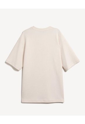 Camiseta Para Hombre Manga Corta Cuello Redondo Color Marfil Marca Seven Seven #45092792