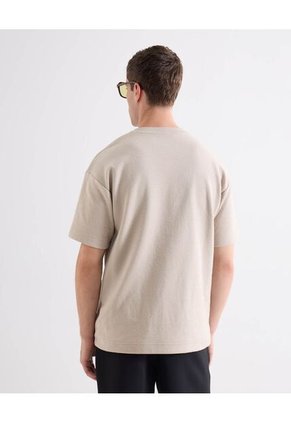 Camiseta Para Hombre Manga Corta Cuello Redondo Color Crema Marca Seven Seven #45092789