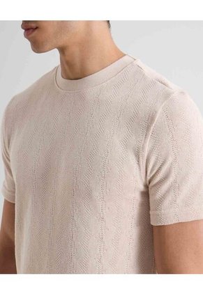 Camiseta Para Hombre Manga Corta Cuello Redondo Color Rosado Marca Seven Seven #45092785