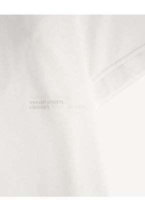 Camiseta Para Hombre Manga Corta Cuello Redondo Color Crema Marca Seven Seven #45092815