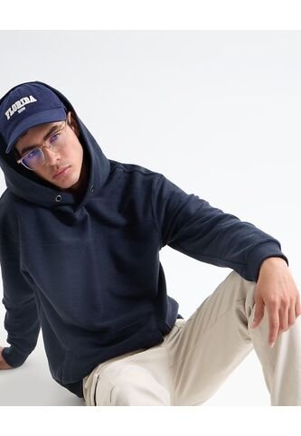 Buzo Para Hombre Hoodie Color Azul Oscuro Marca Seven Seven #45060684 Seven Seven