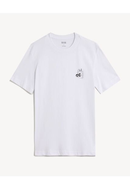 Camiseta Para Hombre Manga Corta Cuello Redondo Color Crudo Marca Seven Seven #45092824