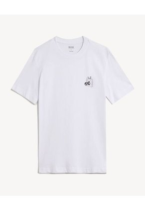 Camiseta Para Hombre Manga Corta Cuello Redondo Color Crudo Marca Seven Seven #45092824