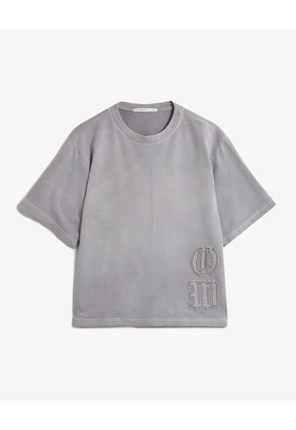 Camiseta Para Hombre Manga Corta Cuello Redondo Color Gris Marca Seven Seven #45092712