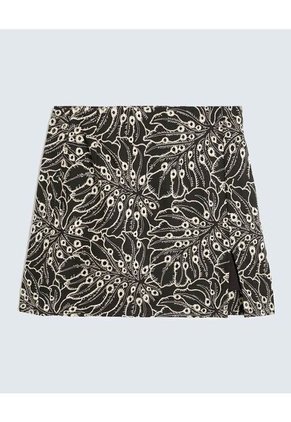 Falda Para Mujer Corto Color Negro Marca Seven Seven #28140921