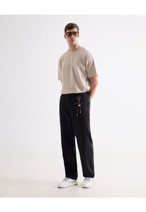 Camiseta Para Hombre Manga Corta Cuello Redondo Color Crema Marca Seven Seven #45092789