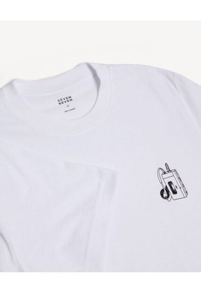 Camiseta Para Hombre Manga Corta Cuello Redondo Color Crudo Marca Seven Seven #45092824