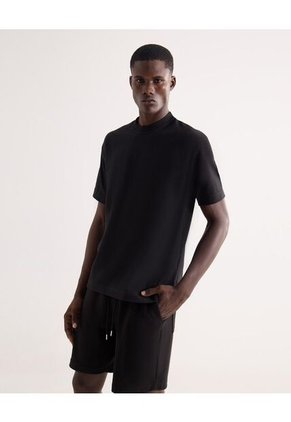 Camiseta Para Hombre Manga Corta Cuello Redondo Color Negro Marca Seven Seven #45092791