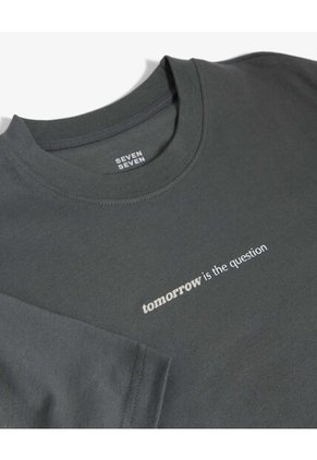 Camiseta Para Hombre Manga Corta Cuello Redondo Color Gris Marca Seven Seven #45092828