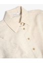 Blusa Crop Con Botones  Para Mujer Crudo Seven Seven de Seven Seven