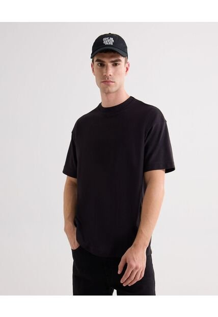 Camiseta Para Hombre Manga Corta Cuello Redondo Color Negro Marca Seven Seven #45092729