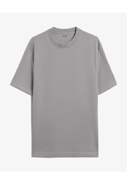 Camiseta Para Hombre Manga Corta Cuello Redondo Color Gris Marca Seven Seven #45092840