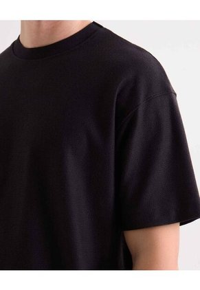 Camiseta Para Hombre Manga Corta Cuello Redondo Color Negro Marca Seven Seven #45092729