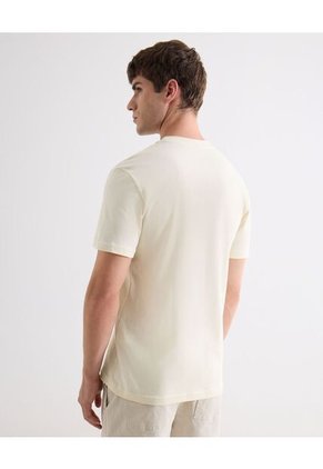 Camiseta Para Hombre Manga Corta Cuello Redondo Color Arena Marca Seven Seven #45092827