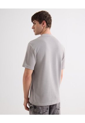 Camiseta Para Hombre Manga Corta Cuello Redondo Color Gris Marca Seven Seven #45092840