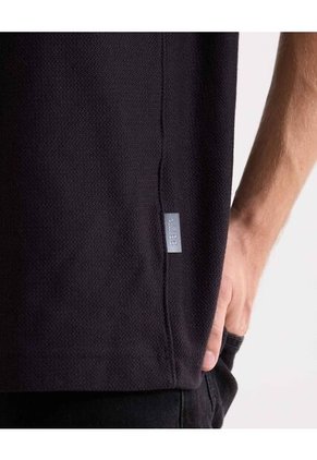 Camiseta Para Hombre Manga Corta Cuello Redondo Color Negro Marca Seven Seven #45092729