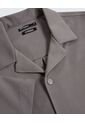 Camisa Resort Oversize  Para Hombre Gris Seven Seven de Seven Seven