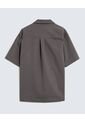 Camisa Resort Oversize  Para Hombre Gris Seven Seven de Seven Seven