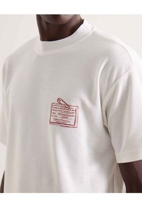 Camiseta Para Hombre Manga Corta Cuello Redondo Color Crudo Marca Seven Seven #45092854