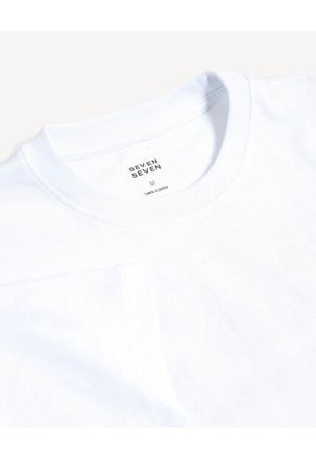 Camiseta Para Hombre Manga Corta Cuello Redondo Color Crudo Marca Seven Seven #45092823