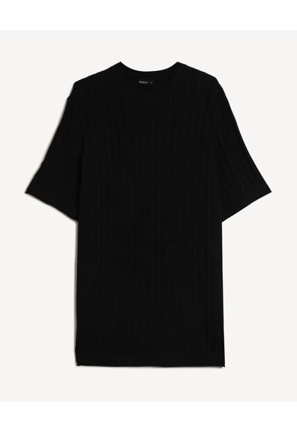 Camiseta Para Hombre Manga Corta Cuello Redondo Color Negro Marca Seven Seven #45092782