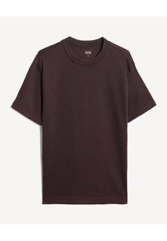 Camiseta Para Hombre Manga Corta Cuello Redondo Color Café Marca Seven Seven #45092842 Seven Seven