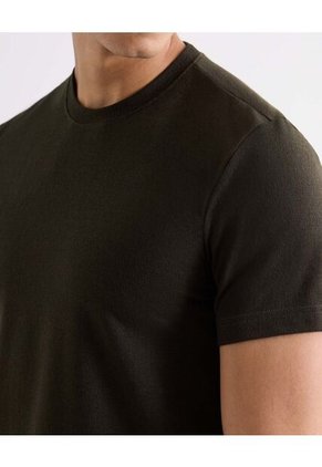 Camiseta Para Hombre Manga Corta Cuello Redondo Color Verde Marca Seven Seven #45092781