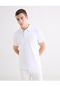 Polo Regular Tipo Jersey  Para Hombre Blanco Seven Seven de Seven Seven