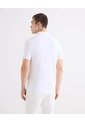 Polo Regular Tipo Jersey  Para Hombre Blanco Seven Seven de Seven Seven