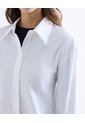 Camisa Clásica Manga Larga  Para Mujer Blanco Seven Seven de Seven Seven