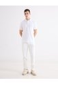 Polo Regular Tipo Jersey  Para Hombre Blanco Seven Seven de Seven Seven