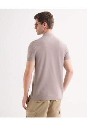 Polo Para Hombre Cuello Mao Sin Bolsillo Color Gris Marca Seven Seven #45110908