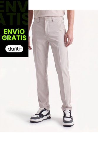 Pantalón Chino Regular  Para Hombre Arena Seven Seven Seven Seven