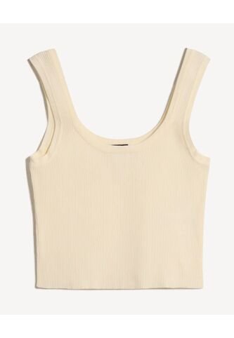 Camiseta Para Mujer Manga Sisa Cuello Redondo Color Crudo Marca Seven Seven #28096423 Seven Seven