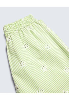 Short Para Mujer Multiusos Plano Color Verde Marca Seven Seven #28191086